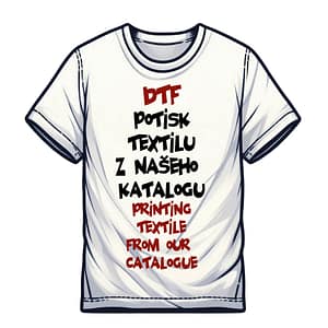 DTF potisk na textil z našeho katalogu